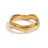 18K Gold Plated Sculptural Ring For Women Chunky Gold Ring Irregular Wavy Jewelry Gifts Birthday Gifts